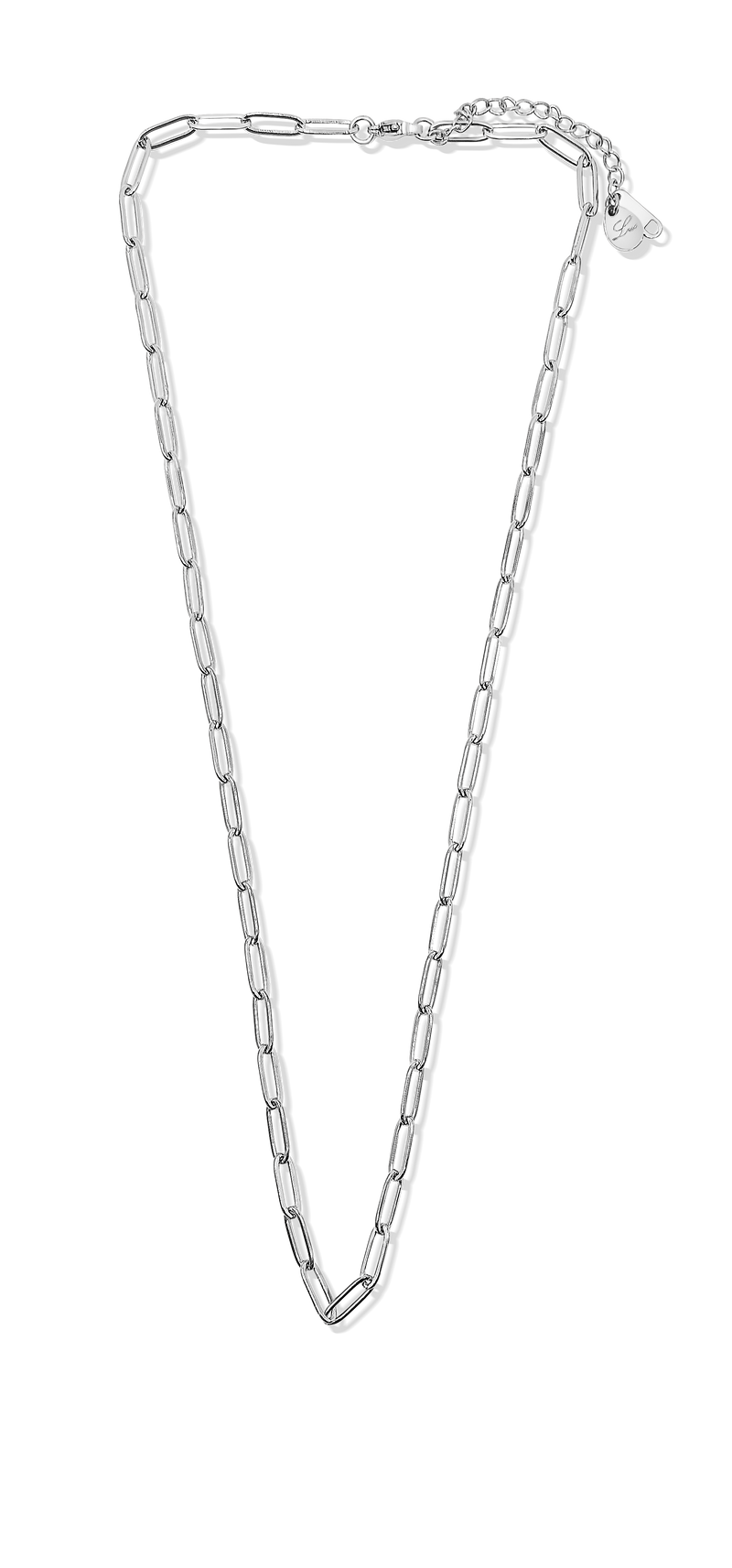18k Gold Filled Paperclip Chain Choker Layering Necklace