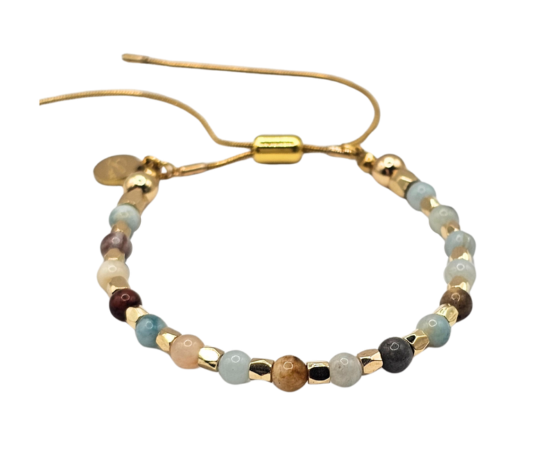 6mm Amazonite Crystal Beads Bracelet