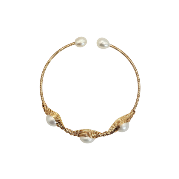 Amore Freshwater Pearl Adjustable Cuff