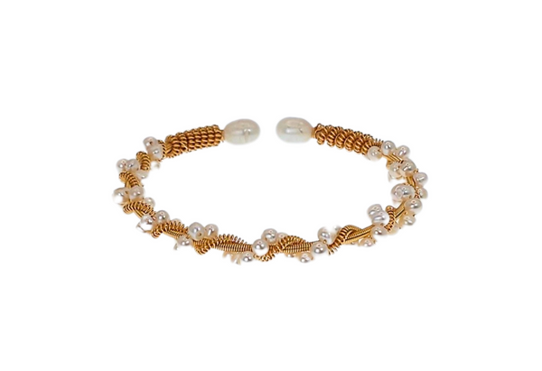 Finesse Freshwater Pearl Adjustable Cuff