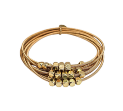 Gold Stretch Multi-Layered Bracelet
