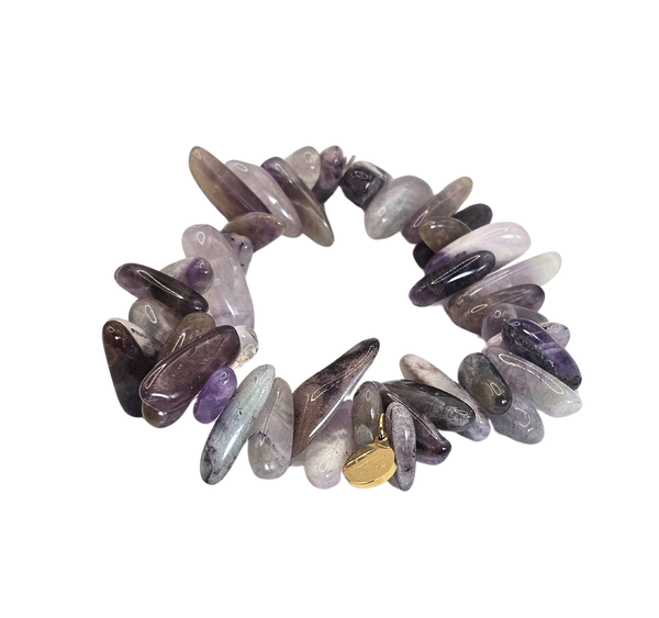 Natural Irregular Fluorite Bracelet - Large