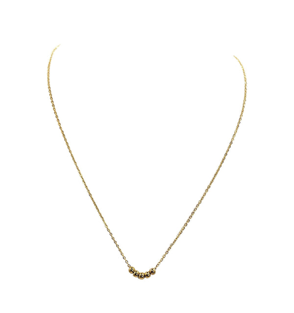 Dainty 18k Gold-Filled Beads Necklace